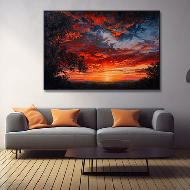 Sunset Painting Art